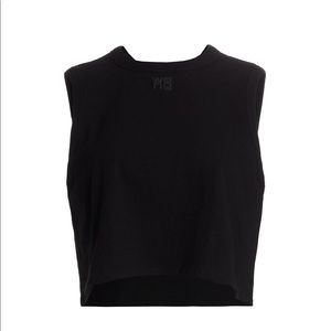 NWT Alexander Wang Foundation Jersey Cropped Tee